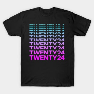 2024 - pink teal T-Shirt